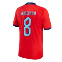 Engleska Jordan Henderson #8 Gostujuci Dres SP 2022 Kratak Rukav